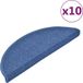 vidaXL Trapmatten - 10 stuks - 65x24x4 cm - Blauw