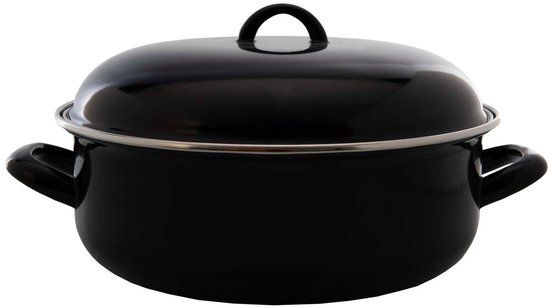 Cookinglife Braadpan - Zwart - Staal - ø 22 cm / 2 Liter
