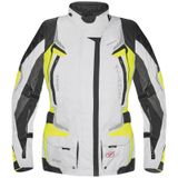 Germot Allround, veste textile, Gris Clair/Jaune, 4XL