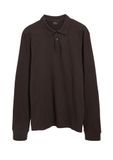 s.Oliver Polo shirt in jersey with ribbed texture