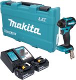 Makita DDF 083 RTK accu-boorschroevendraaier 18 V 40 Nm 1/4" borstelloos + 2x accu 5,0 Ah + oplader + koffer