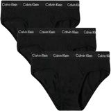 Calvin Klein Hip Brief 3Pk Zwart Katoen/Elastaan Mannen XS