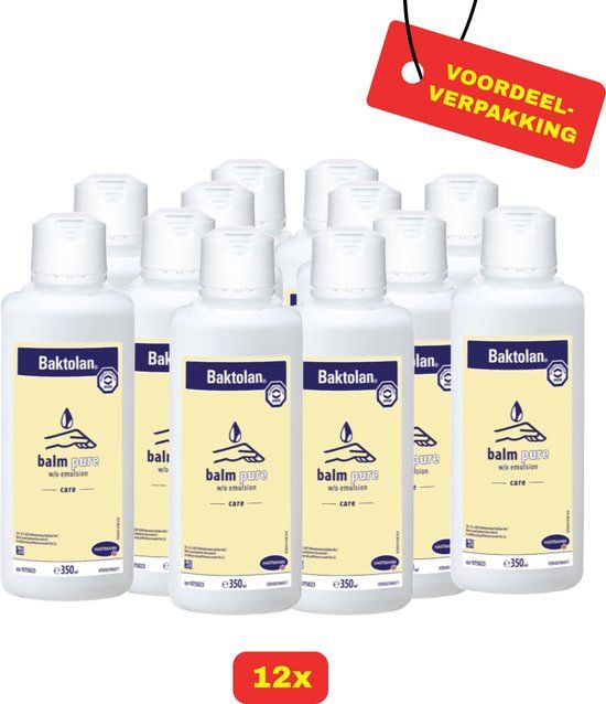 12 x Baktolan Balm Pure 350ml - Voordeelverpakking