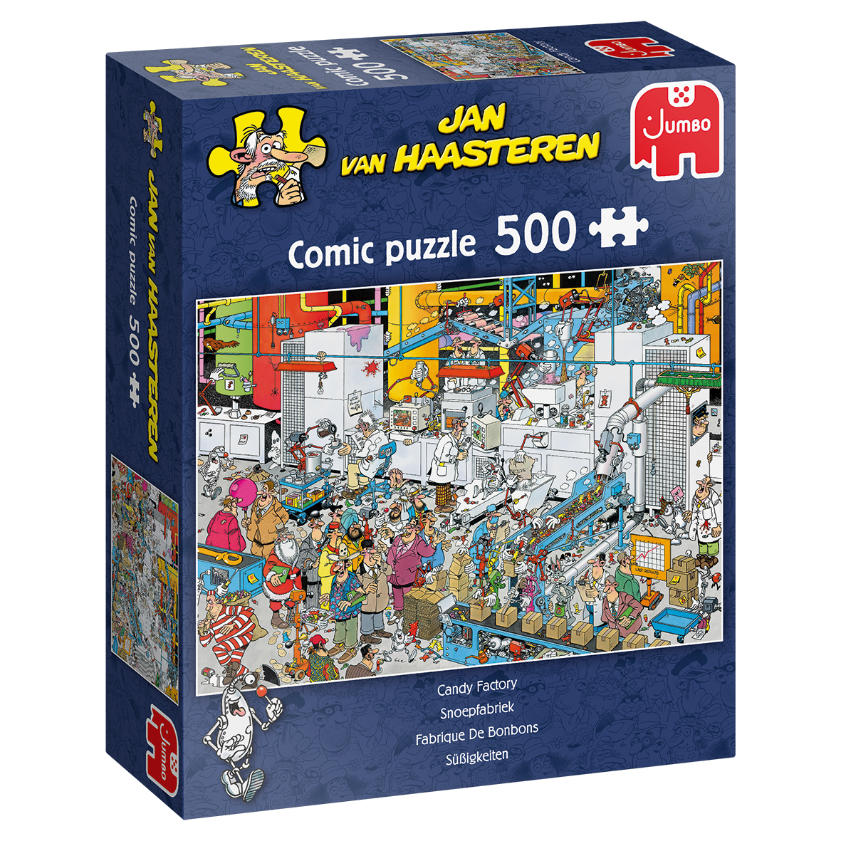 Jumbo Jan van Haasteren Snoepfabriek - 500 stukjes Puzzel - Unisex