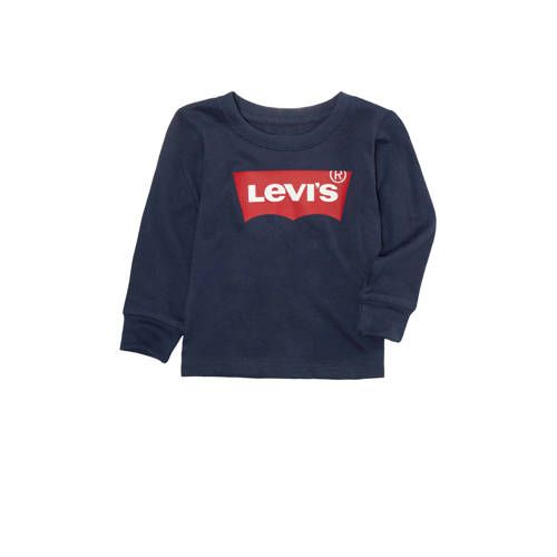 Levi's Kids Baby Longsleeve Batwing - Donkerblauw