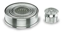 Lacor 68070 Set met 9 deeguitstekers, rond, gegolfd