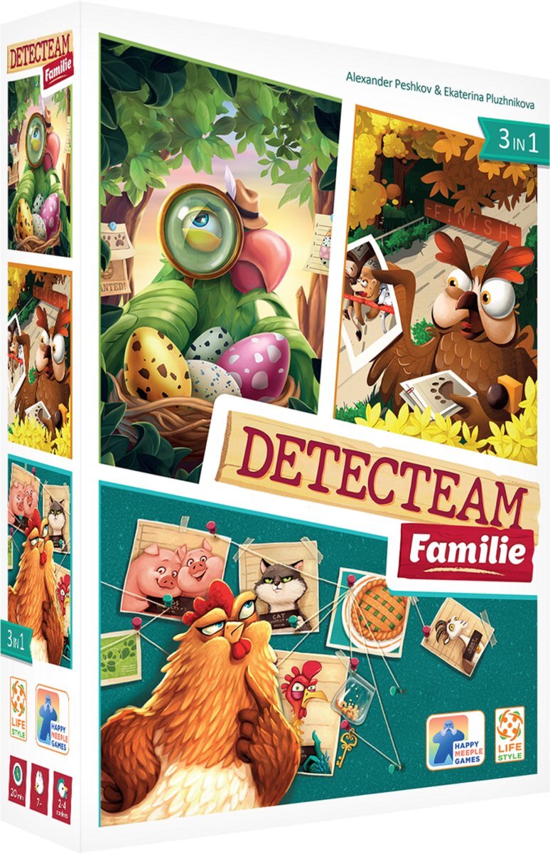 Happy Meeple Games Detecteam: Familie