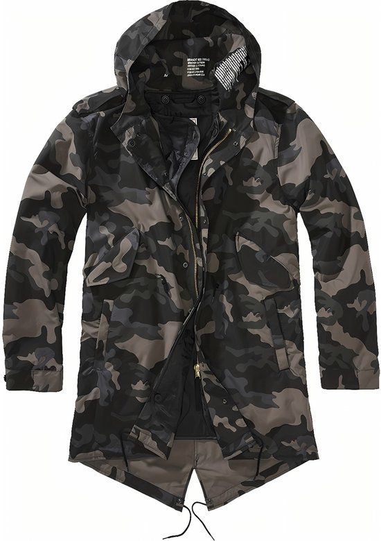 Brandit M51 US Parka Parka dark camo XXL Katoen Heren