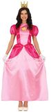 FIESTAS GUIRCA Prinsessenkostuum voor dames, prinsessenjurk, roze, sprookjeskoningin kostuums voor dames, maat M
