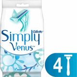 Gillette Venus Gillette Simply Venus Scheermesjes Simply Smooth - 4 stuks