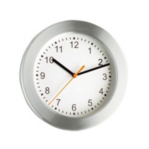 Neolab 2-4575 wandklok - 20 cm - geborsteld