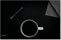 Dietrix Inductie beschermer 60x52 - DELUXE - Zwart - Koffie en bon flatlat