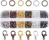 Fako Bijoux® - Karabijnsluitingen & Ringetjes Set - 960 Stuks - Assorti