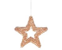 Lumineo micro led ster | 58x10 centimeter | 400 LED | rose goud | warm wit