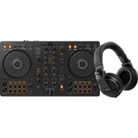 Pioneer DJ DDJ-FLX4 + HDJ-X5 - Zwart
