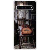 Versterkt hard hoesje - Compatibel met Samsung Galaxy S10 - ontwerp guitare