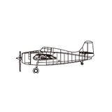 Trumpeter 004205 F4F plastic modelbouwset, gekleurd