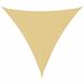 VidaXL Voile d'ombrage Sable 2000x2000x2000 mm Polyester
