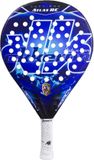 Akkeron Padelracket Atlas Rc Druppel 38 Mm Carbon Blauw/wit