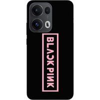 Blackpink Hoesje voor Oppo Reno 13 Pro 5G Blackpink VIP Tickets Blackpink logo Zwarte voorkant