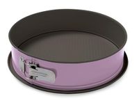 Guardini Springvorm 1 bodem Ø 26 cm, druppelvrije bodem, staal met anti-aanbaklaag, roze, Made in Italy, lijn Bon Ton Ton