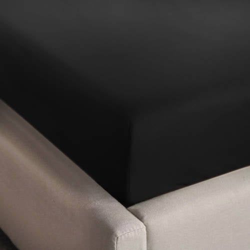 NOUS Living basis hoeslaken - zwart