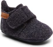 Bisgaard - Baby wool pantoffels - Blauw - Maat 23EU