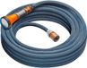 Sans marque Tuyau d'arrosage robuste 1/2 pouce - 15 m - résistant aux intempéries - tissage textile