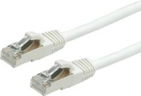 VALUE Patchkabel Cat.6 (Class E) S/FTP (PiMF), LS0H, wit, 1,5 m
