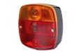 HELLA 2SE 002 514-171 Achterlicht - Gloeilamp - 24/24V - Opbouw/Geschroefd - Lenskleur: Rood / Geel - Stekker: Schroefverbinding - links/rechts - Aantal: 1