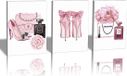 Merkloos Goodivery ® Moderne Set van Poster Kunst met Rozenbloemen en Lijsten voor Stijlvolle Kamerdecoratie