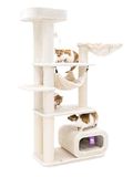 Petrebels Interstate 178 Krabpaal - Creme - Design Krabmeubel - 12 cm Dikke Stammen