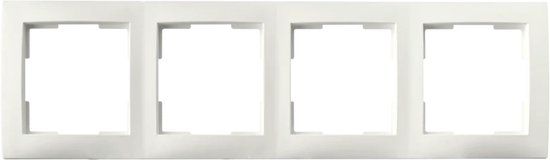 ION Industries E1 Afdekraam 4-voudig - Mat Wit