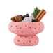 SONGCHAO Diffuseur d'ambiance La Vie en Rose 15,5*15,5*15,5 cm (Poivre rose/Rose/Ambre)