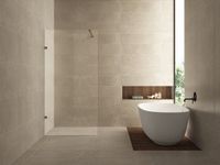 Wiesbaden Less Inloopdouche 100 x 200 cm Helder Glas - Geborsteld Brons Koper