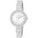Liu Jo Dames analoog kwartshorloge met roestvrijstalen armband TLJ1912, zilver, armband
