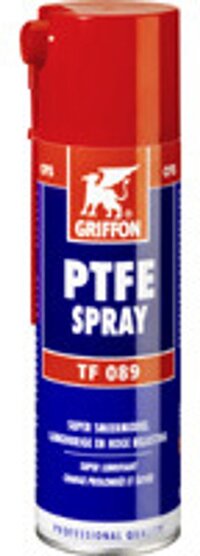 Griffon Teflonspray TF089 - 300 ml - PTFE - Wit