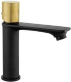 Mexen Royo One robinet de lavabo, noir/or - 72201-75