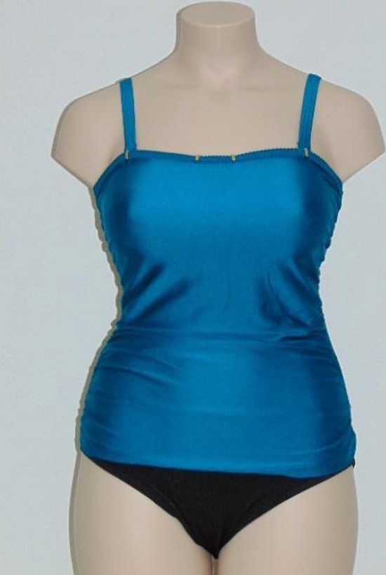 Mila Tisalaya Blauw Badpak Vrouwen Maat 42 - Korte mouw