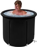 Merkloos Opvouwbaar Ligbad - Bath Bucket - Zwart - 75x70cm