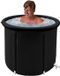 Merkloos Opvouwbaar Ligbad - Bath Bucket - Zwart - 75x70cm
