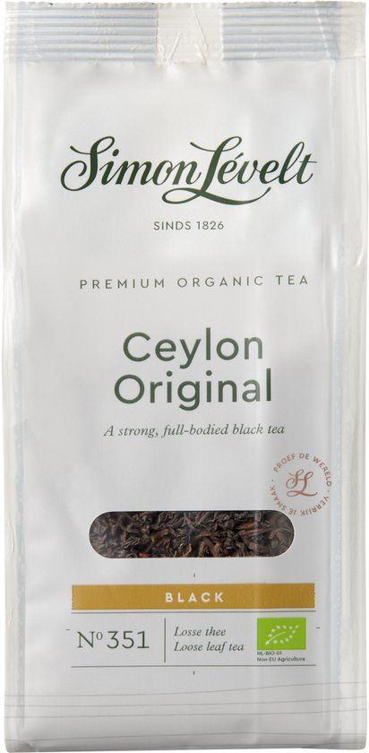 Simon Lévelt Ceylon Original Premium Organic Loose Tea - 90g