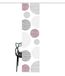 Home fashion 87533-756 Schuifgordijn Digitale Print Borden, Zijdelook, 245 x 60 cm, Bordeaux