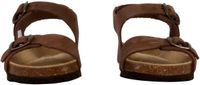 The Divine Factory Lage schoen 'Leder-Pantoletten für Kinder' bruin