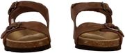 The Divine Factory Lage schoen 'Leder-Pantoletten für Kinder' bruin