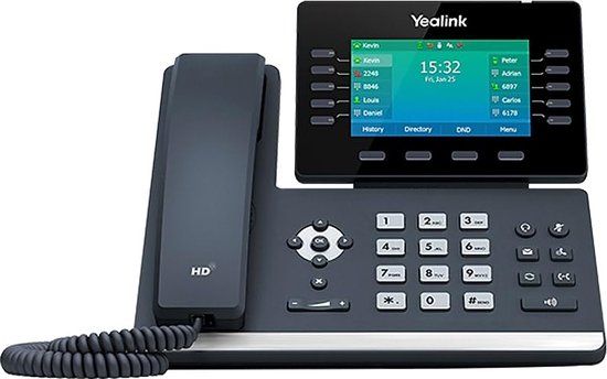 Yealink SIP-T54W IP Phone - Black - 10 Lines - LCD - Wi-Fi