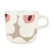 Marimekko Unikko Tasse à café 20 cl Argile blanche poudre vin foncé