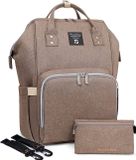 Shenzhen Haorui Industrial Technology Co., Ltd. Sac à langer - sac bébé - sac à dos à couches - qualité supérieure - nouveau-né - Marron