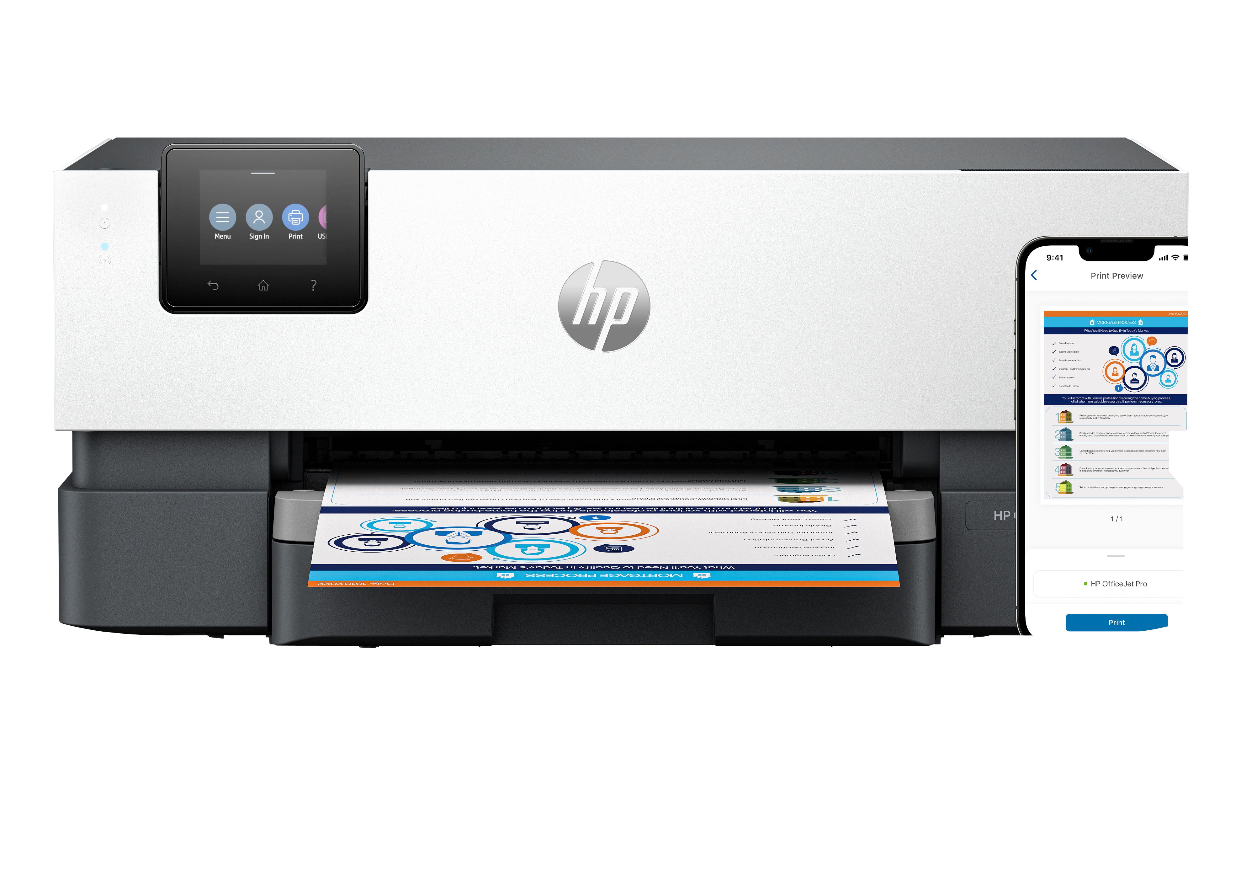 HP OfficeJet Pro 9110b Inkjet Printer