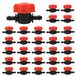 30 Pièces Vannes d'irrigation goutte à goutte 1/4 pouce - Remplacement pour systèmes d'irrigation goutte à goutte